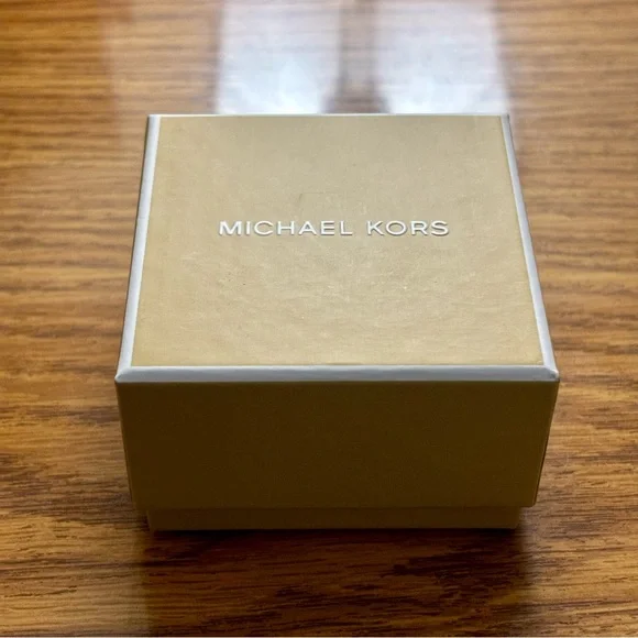 Michael Kors Gold-Tone Brass Eternity Ring Size 5